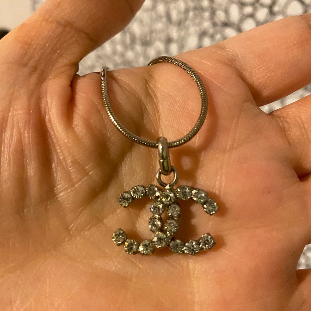 Chanel cc logo vintage crystal necklaces - Picture 4 of 12